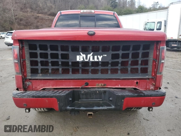 2012 Ford F-150 XL with VIN 1FTFW1EF1CFA97075, listed as a Copart auction lot 47039765 with 0 mi miles and Salvage Title. Bid and sale history available at carsss.com. Image 6.