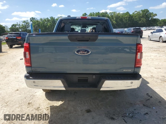 2023 Ford F-150 XL with VIN 1FTEW1C84PKD23395, listed as a Copart auction lot 51979205 with 43,001 mi miles and Non repairable. Bid and sale history available at DreamBid. Image 6.