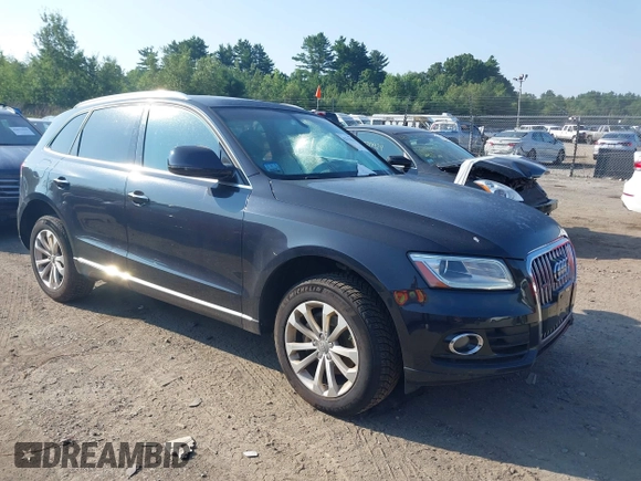 2015 Audi Q5 Premium Plus with VIN WA1LFAFP9FA144987, listed as a IAAI auction lot 42717013 with 105,809 mi miles and . Bid and sale history available at DreamBid. Image 1.