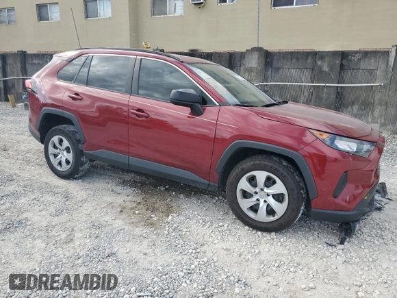 2019 Toyota RAV4 LE with VIN 2T3H1RFV8KW035620, listed as a Copart auction lot 60856585 with 30,354 mi miles and Non repairable. Bid and sale history available at DreamBid. Image 4.