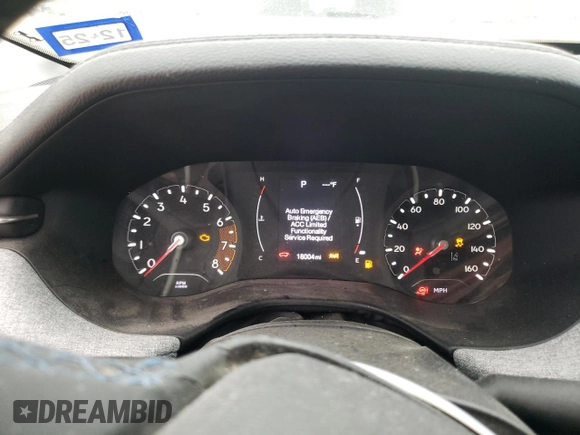 2022 Jeep Compass Latitude with VIN 3C4NJCBB3NT119450, listed as a Copart auction lot 45893475 with 18,004 mi miles and Salvage Title. Bid and sale history available at carsss.com. Image 9.