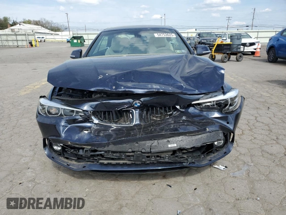 2018 BMW 4 Series 440i z VIN WBA4Z5C57JEE16756, wystawiony jako Copart lot #54753625 z przebiegiem 43 866 mil mil oraz Szkoda całkowita • Salvage title. Historia ofert i sprzedaży dostępna na DreamBid. Obrazek 5.