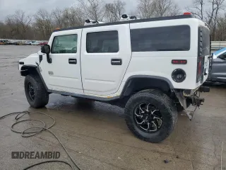 2006 Hummer H2 z VIN 5GRGN23UX6H104613, wystawiony jako Copart lot #51611815 z przebiegiem 186 543 mil mil oraz Szkody całkowita. Historia ofert i sprzedaży dostępna na DreamBid. Obrazek 2.