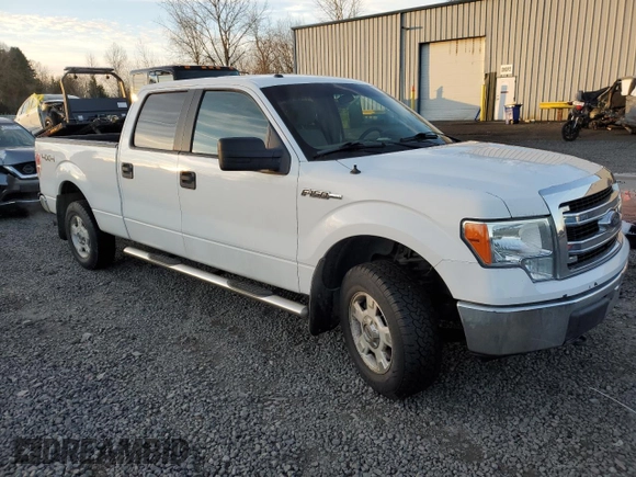 2013 Ford F-150 XL with VIN 1FTFW1EF9DKE30485, listed as a Copart auction lot 88064555 with 96,935 mi miles and Salvage Title. Bid and sale history available at carsss.com. Image 4.