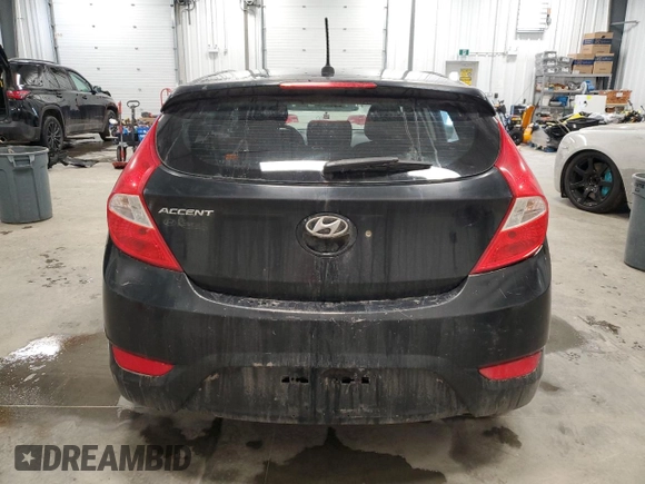 2013 Hyundai Accent GS with VIN KMHCT5AE1DU136420, listed as a Copart auction lot 48045485 with 204,649 mi miles and Clean Title. Bid and sale history available at carsss.com. Image 6.