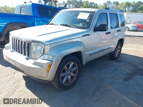 2008 Jeep Liberty Limited with VIN 1J8GN58K98W171463, listed as a IAAI auction lot 42117347 with 62,016 mi miles and . Bid and sale history available at carsss.com. Image 2.