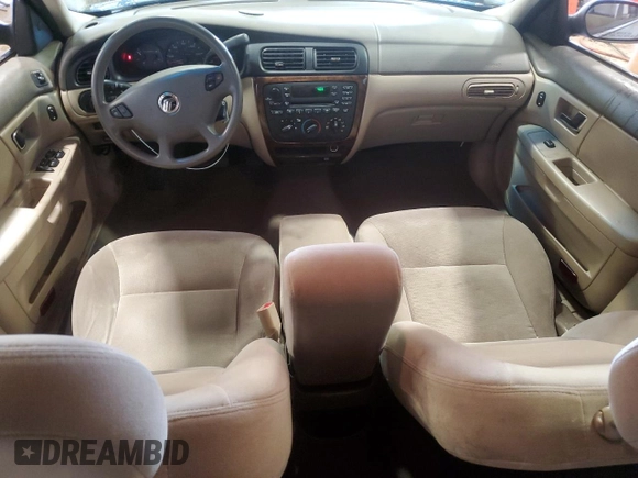 2002 Mercury Sable with VIN 1MEFM58U82G612541, listed as a Copart auction lot 60254405 with 171,854 mi miles and Salvage title. Bid and sale history available at DreamBid. Image 8.