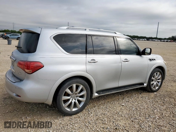 2013 Infiniti QX56 with VIN JN8AZ2NF3D9551080, listed as a Copart auction lot 60974625 with 171,275 mi miles and Clean title. Bid and sale history available at DreamBid. Image 3.