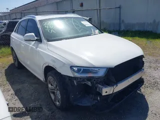 2015 Audi Q3 2.0T Premium Plus with VIN WA1EFCFS9FR002651, listed as a IAAI auction lot 41755613 with 111,281 mi miles. Bid and sale history available at carsss.com. Image 1.