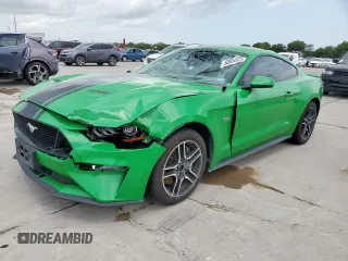 2019 Ford Mustang GT with VIN 1FA6P8CF7K5204777, listed as a Copart auction lot 60934325 with 75,749 mi miles and Salvage title. Bid and sale history available at DreamBid. Image 1.