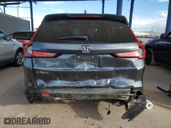 2024 Honda CR-V EX-L with VIN 2HKRS3H72RH317878, listed as a Copart auction lot 43935865 with 21,518 mi miles and Salvage Title. Bid and sale history available at DreamBid. Image 6.