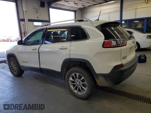2019 Jeep Cherokee Latitude Plus with VIN 1C4PJMLX3KD127574, listed as a Copart auction lot 55470565 with 106,309 mi miles and Salvage title. Bid and sale history available at DreamBid. Image 2.