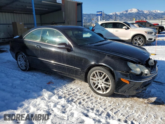 2008 Mercedes-Benz CLK 350 with VIN WDBTJ56H68F236034, listed as a Copart auction lot 88163635 with 156,478 mi miles and Salvage title. Bid and sale history available at DreamBid. Image 4.