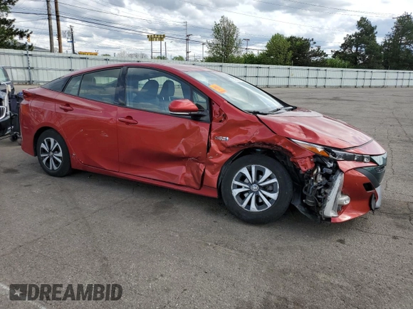 2017 Toyota Prius Plus with VIN JTDKARFP8H3002944, listed as a Copart auction lot 53931505 with 84,809 mi miles and Salvage Title. Bid and sale history available at DreamBid. Image 4.