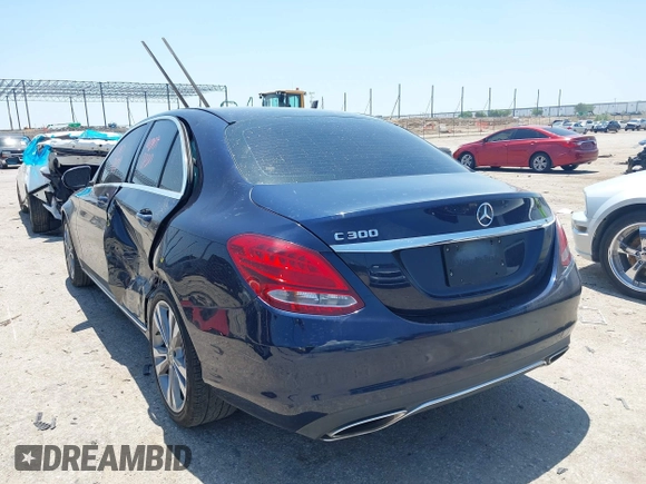 2017 Mercedes-Benz C 300 with VIN 55SWF4JB0HU231959, listed as a IAAI auction lot 42336822 with 133,321 mi miles and . Bid and sale history available at DreamBid. Image 3.