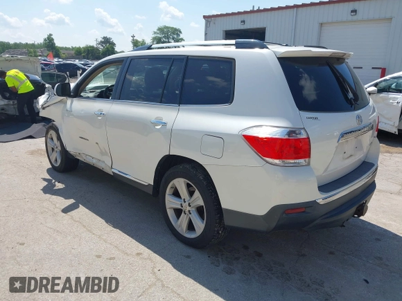 2012 Toyota Highlander Limited with VIN 5TDDK3EH7CS142066, listed as a IAAI auction lot 42573030 with 169,372 mi miles and . Bid and sale history available at DreamBid. Image 3.