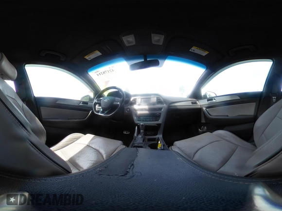 2015 Hyundai Sonata Sport with VIN 5NPE34AB1FH093398, listed as a IAAI auction lot 42178214 with 172,018 mi miles and . Bid and sale history available at carsss.com. Image 18.