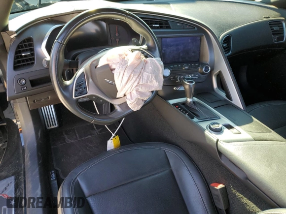 2018 Chevrolet Corvette 1LT with VIN 1G1YB2D72J5101599, listed as a Copart auction lot 46104905 with 22,524 mi miles and Salvage Title. Bid and sale history available at carsss.com. Image 8.