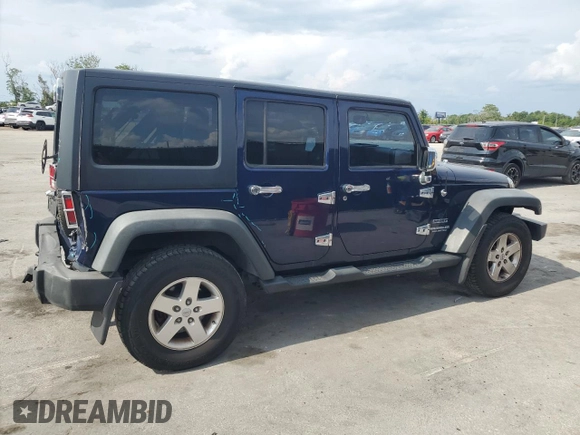 2013 Jeep Wrangler Unlimited Sport z VIN 1C4BJWDG7DL509796, wystawiony jako Copart lot #55787455 z przebiegiem 178 907 mil mil oraz Nie do naprawy • Non repairable. Historia ofert i sprzedaży dostępna na DreamBid. Obrazek 3.