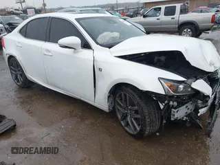 2018 Lexus IS with VIN JTHBA1D28J5078195, listed as a IAAI auction lot 41448692 with 105,745 mi miles. Bid and sale history available at carsss.com. Image 1.