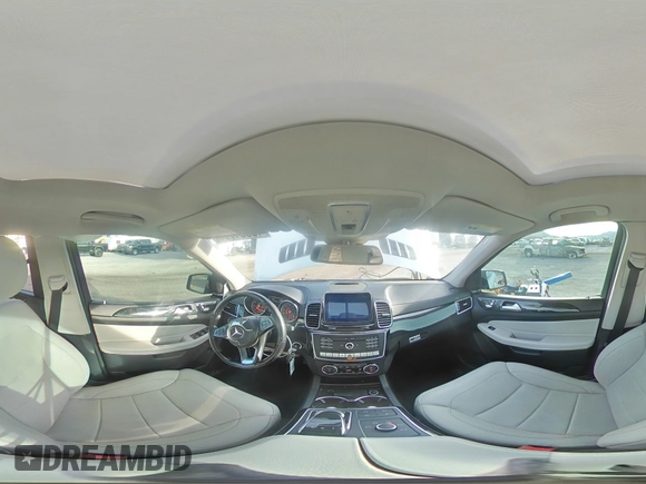 2017 Mercedes-Benz GLS 550 with VIN 4JGDF7DE1HA874776, listed as a Copart auction lot 43301714 with 97,583 mi miles and . Bid and sale history available at DreamBid. Image 14.
