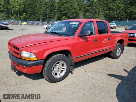 2003 Dodge Dakota Sport with VIN 1D7HL38NX3S350049, listed as a Copart auction lot 70331774 with 159,215 mi miles and Salvage Title. Bid and sale history available at carsss.com. Image 1.