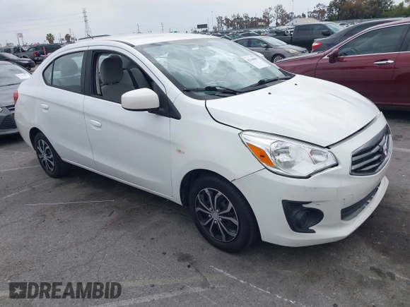 2017 Mitsubishi Mirage ES z VIN ML32F3FJ0HHF17312, wystawiony jako IAAI lot #42146861 z przebiegiem 124 038 mil mil oraz . Historia ofert i sprzedaży dostępna na DreamBid. Obrazek 1.