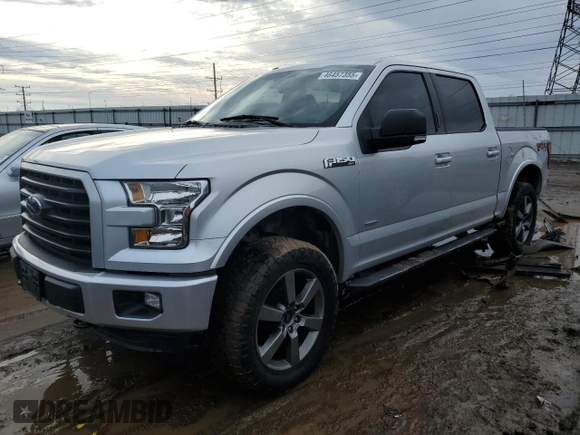2015 Ford F-150 XLT with VIN 1FTEW1EP3FKD96289, listed as a Copart auction lot 46457355 with 116,917 mi miles and Salvage Title. Bid and sale history available at carsss.com. Image 1.