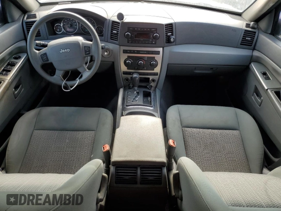 2007 Jeep Grand Cherokee Laredo with VIN 1J8GS48K77C575560, listed as a Copart auction lot 65741354 with 150,062 mi miles and Salvage Title. Bid and sale history available at carsss.com. Image 8.