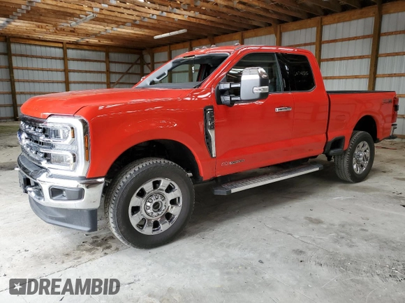2024 Ford F-350 with VIN 1FT8X3BM1RED45148, listed as a Copart auction lot 50202555 with Not provided miles and Salvage title. Bid and sale history available at DreamBid. Image 1.