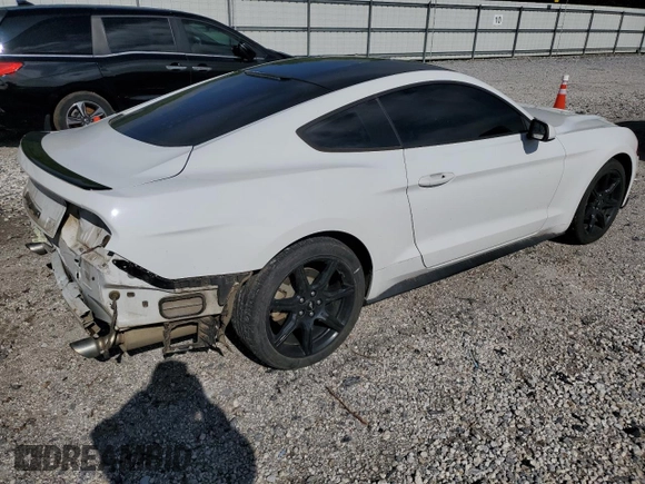 2018 Ford Mustang EcoBoost with VIN 1FA6P8TH1J5135259, listed as a Copart auction lot 53616575 with 104,108 mi miles and Salvage Title. Bid and sale history available at carsss.com. Image 3.