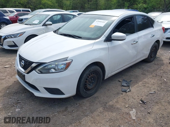 2016 Nissan Sentra S with VIN 3N1AB7AP7GY280487, listed as a IAAI auction lot 42008483 with 196,659 mi miles and . Bid and sale history available at DreamBid. Image 2.