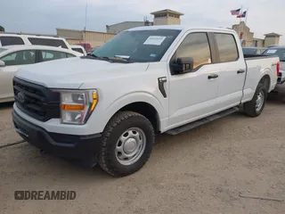 2022 Ford F-150 XL with VIN 1FTFW1E51NKE67183, listed as a IAAI auction lot 42123925 with 100,877 mi miles. Bid and sale history available at carsss.com. Image 17.