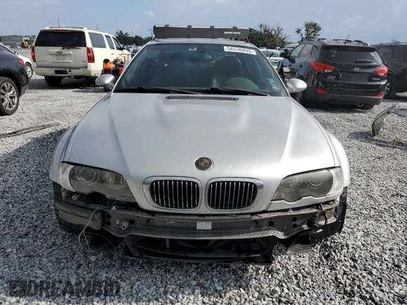 2002 BMW 3 Series M3 with VIN WBSBL93492JR17575, listed as a Copart auction lot 58530895 with Not provided miles and Clean title. Bid and sale history available at DreamBid. Image 5.