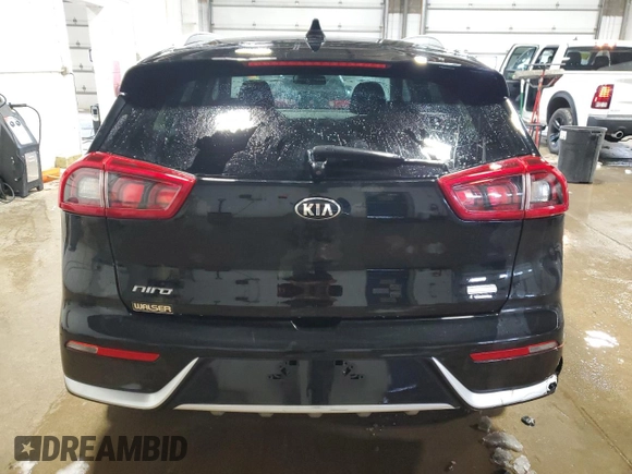 2018 Kia Niro LX with VIN KNDCB3LC8J5124228, listed as a Copart auction lot 47780205 with 107,629 mi miles and Salvage Title. Bid and sale history available at carsss.com. Image 6.