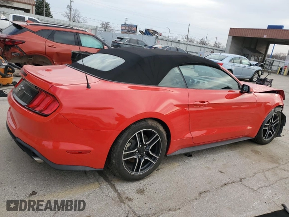 2019 Ford Mustang EcoBoost with VIN 1FATP8UHXK5171101, listed as a Copart auction lot 48926235 with 38,080 mi miles and Salvage Title. Bid and sale history available at carsss.com. Image 3.
