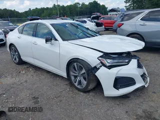 2021 Acura TLX Advance with VIN 19UUB5F69MA008278, listed as a IAAI auction lot 42661947 with Not provided miles and . Bid and sale history available at DreamBid. Image 1.