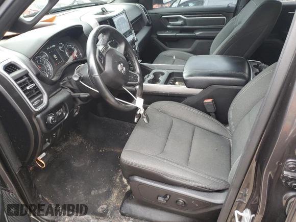 2019 Ram 1500 Big Horn/Lone Star with VIN 1C6SRFFTXKN782694, listed as a Copart auction lot 53990145 with 94,879 mi miles and Salvage Title. Bid and sale history available at carsss.com. Image 7.