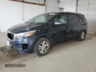 2015 Kia Sedona LX with VIN KNDMB5C10F6043899, listed as a Copart auction lot 53853005 with 152,788 mi miles and Clean Title. Bid and sale history available at DreamBid. Image 1.