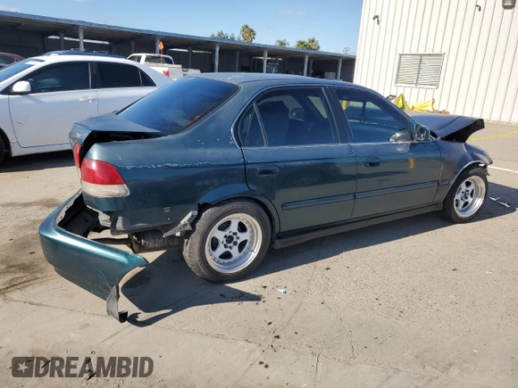 1998 Honda Civic EX with VIN 2HGEJ8549WH602267, listed as a Copart auction lot 87268494 with 219,779 mi miles and Salvage Title. Bid and sale history available at carsss.com. Image 3.