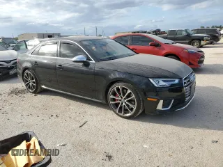 2019 Audi S4 Premium Plus with VIN WAUB4AF40KA034611, listed as a Copart auction lot 75869594 with 57,580 mi miles and Clean Title. Bid and sale history available at carsss.com. Image 4.