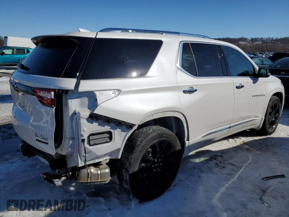 2021 Chevrolet Traverse Premier with VIN 1GNEVKKW4MJ238428, listed as a Copart auction lot 87751075 with 44,501 mi miles and Salvage title. Bid and sale history available at DreamBid. Image 3.