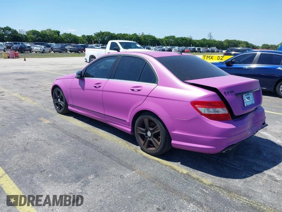 2010 Mercedes-Benz C 300 Sport with VIN WDDGF5EB2AF494967, listed as a IAAI auction lot 39210669 with Not provided miles and . Bid and sale history available at DreamBid. Image 3.