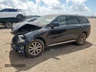 2015 Dodge Durango SXT with VIN 1C4RDHAGXFC695097, listed as a Copart auction lot 61503785 with 210,649 mi miles and Clean title. Bid and sale history available at DreamBid. Image 1.