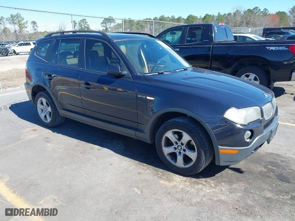 2007 BMW X3 3.0si with VIN WBXPC93477WF22081, listed as a IAAI auction lot 41679094 with 214,553 mi miles. Bid and sale history available at carsss.com. Image 1.