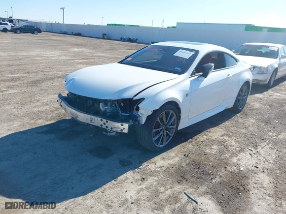 2019 Lexus RC with VIN JTHHZ5BC9K5021317, listed as a IAAI auction lot 41626865 with 81,230 mi miles. Bid and sale history available at carsss.com. Image 2.