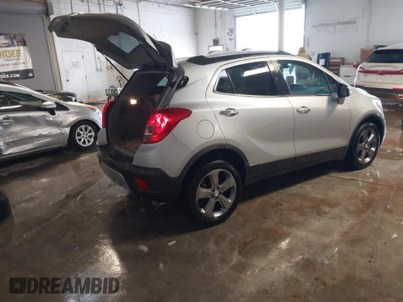 2014 Buick Encore Convenience with VIN KL4CJBSB8EB743421, listed as a IAAI auction lot 41216018 with 18,314 mi miles. Bid and sale history available at carsss.com. Image 4.