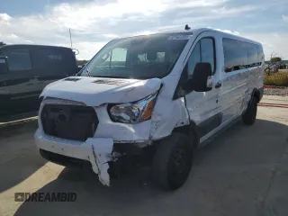 2022 Ford Transit Passenger XL with VIN 1FBAX2Y88NKA44205, listed as a Copart auction lot 74576513 with 48,293 mi miles and Non Repairable. Bid and sale history available at carsss.com. Image 1.