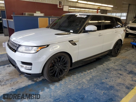 2015 Land Rover Range Rover Sport HSE with VIN SALWR2VF5FA623795, listed as a Copart auction lot 57666155 with 128,513 mi miles and Clean title. Bid and sale history available at DreamBid. Image 1.