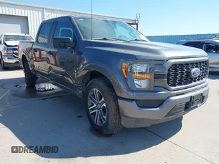 2023 Ford F-150 XL with VIN 1FTEW1CP4PKF54711, listed as a IAAI auction lot 39286468 with 3,144 mi miles. Bid and sale history available at carsss.com. Image 1.